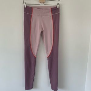 Fabletics purple and pink workout leggings